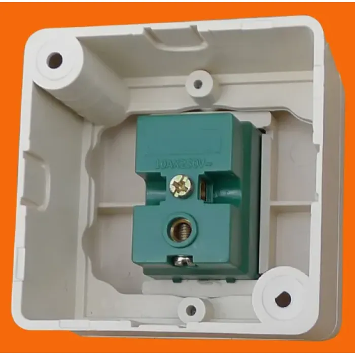 Настенный кнопочный переключатель европейского типа для поверхностного монтажа (S2001)