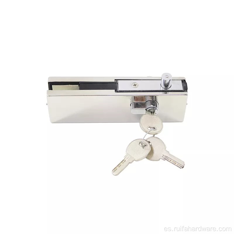 Clip de puerta de vidrio ajustable con cerradura de puerta