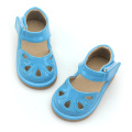 Venta al por mayor de zapatos para niños Fancy Blue Kids Squeaky Shoes