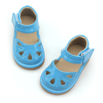 Engros børnesko Fancy blå børn knirkende sko