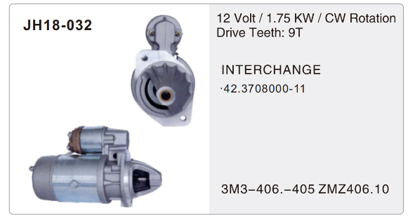 Lada car starter-JH18-032-X
