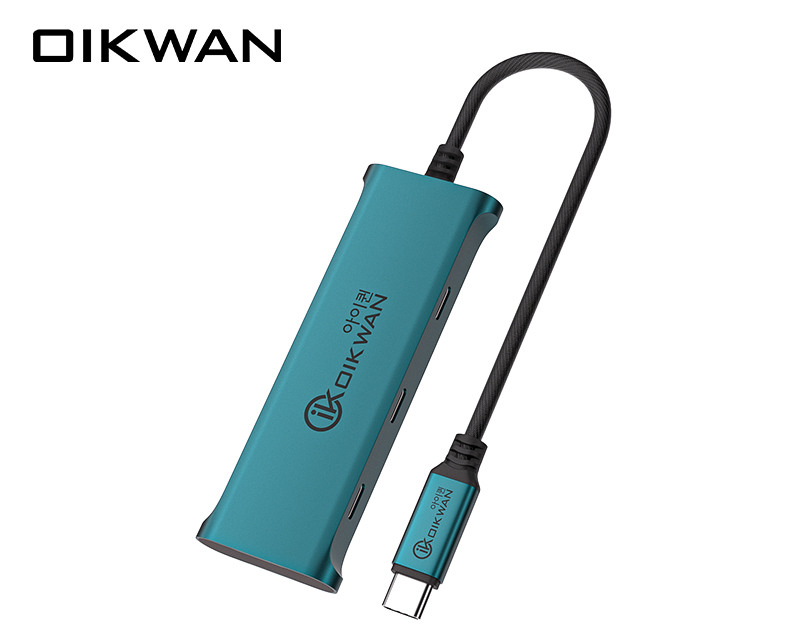 10GB USB-C ke USB-CX4 dengan hub pengisian PD100W