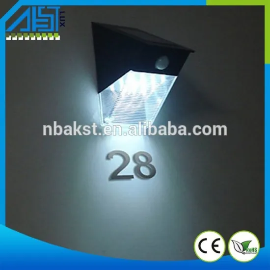 12LED Solar Power PIR Wall Mount Garden Path Yard Door Light