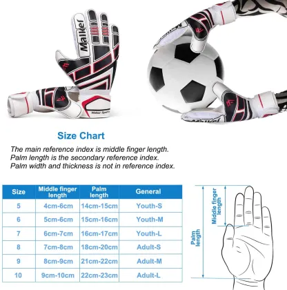 Hot Sale Soccer Goalkeeper Gloves: Predator 4mm Fingersave Gloves For Sale