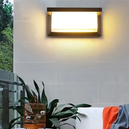 Waterproof Body Induction LED Garden Lights - Outdoor Wall Lights & Exterior Wall Mounted LED Lamp