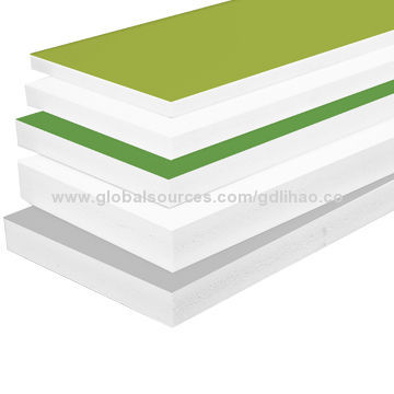 Thermal Insulation Fire-proof PVC Extruded/Celuka Foam Boards for Wardrobe/Kitchen Cabinet