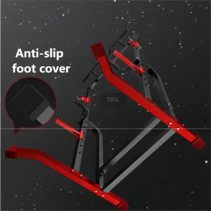 Steel Power Rack with J-Hooks Smith Machine