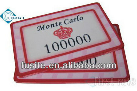 Monte Carlo Poker Chip Plaque