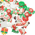 Nieuwe Ontwerp Gemengde Xmas Hars Cabochon Kerstmissneeuwman Snoep Herten DIY Craft Home Nieuwjaar Ornament Accessoires