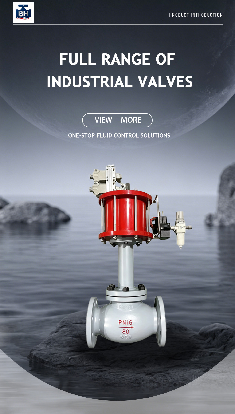 9.Pneumatic Diaphragm Piston Straight-through (Three-way) Shut-off Valve 000