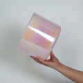 Космический чистый розовый кристаллический пение миски