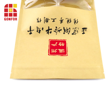 Custom Stand Up Pouch Paper Bags With Window