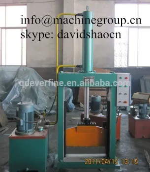 Vertical Single Blade Hydraulic Rubber Bale Cutter