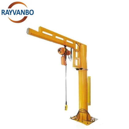 Columbus Mounted Cranes: 3T, 5T, 10T Capacity with 360-Degree Rotation and Electric Hoist