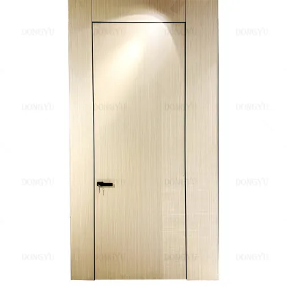 DONGYU Modern Wooden Interior Door - Hidden & Invisible Design