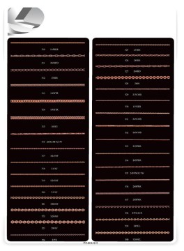Fashion Chain, Custom Aluminum Chain New Designs, 24