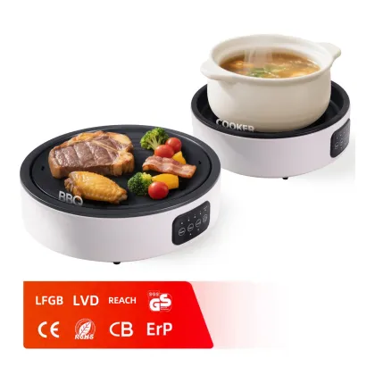 2000W dual-mode electric ceramic stove for BBQ and cooking