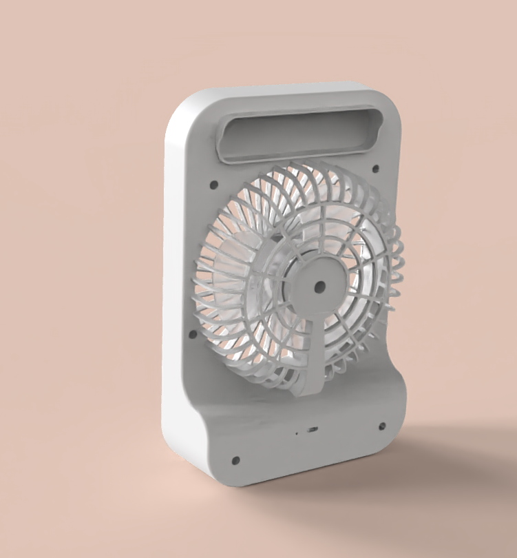 Mini Fan Kn L2885 White 2