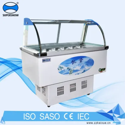 Customed Salad Bar Display Showcase Refrigerator