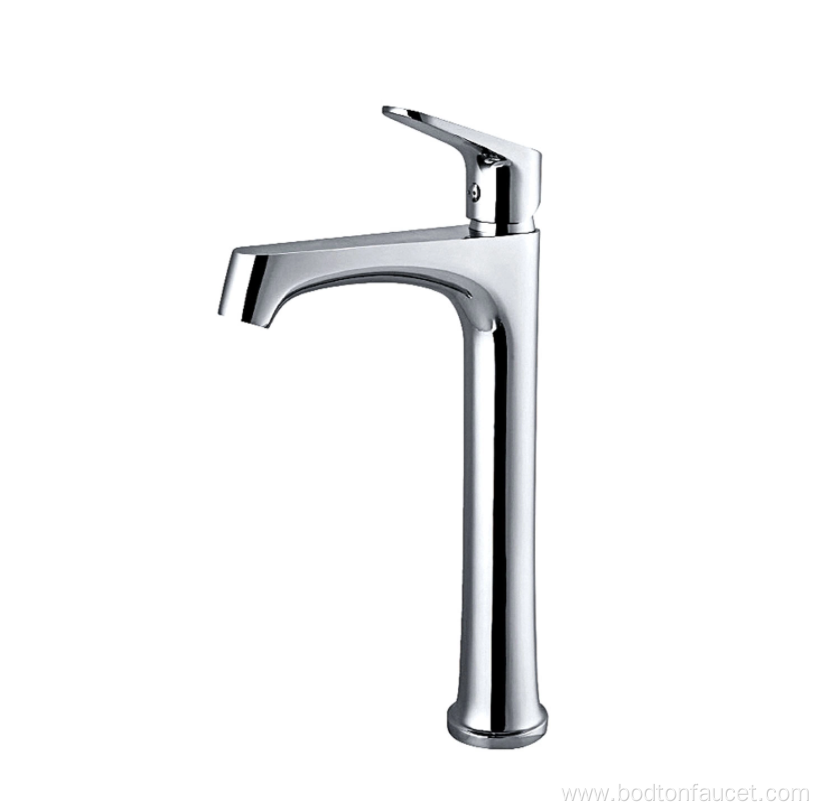 Brass single handle basin faucet