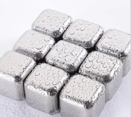 304 stainless steel ice cubes set (6pcs)