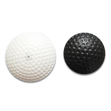RF Hard Tags in Large Golf Ball Shape, Available with 8.2MHz Frequency, Measures 63mm