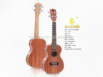 E-UK24-50 sapele ukulele24inch ukulele hot sell ukulele