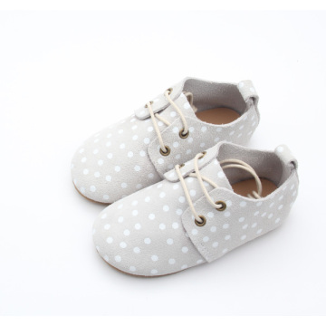 Zapatos Oxford para niños Zapatilla de goma de cuero