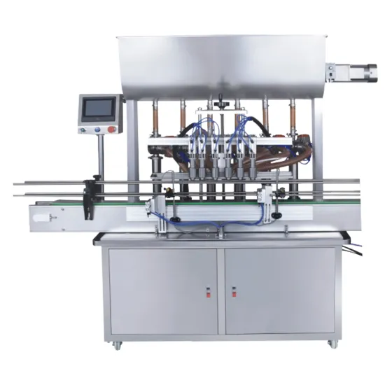 YK-JB1L5 Fully Automated Nail Polish Filling, Capping, Labeling Machine with Mixing Hopper