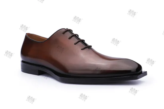 Business Formal Wear Lace-up Men′ S Leather Shoes