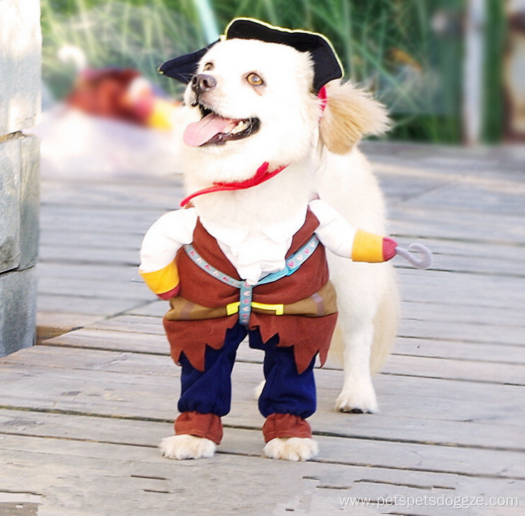 The Pirate Captain Design Warm Pet Clothing