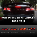 Lâmpadas traseiras de carro LED de HCMotionz para Mitsubishi Lancer 2008-2017 EVO X