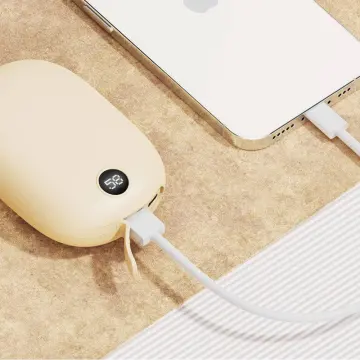 Portable 2-in-1 Mobile Power Mini Electric Hand Warmer USB Charging Hot Water Bag