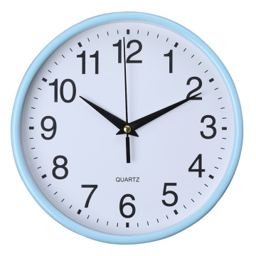 Modern Simple Round Design Cheap Promotion Plastic Wall Clock