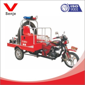 Three-wheeled fire-fighting pump motorcycle