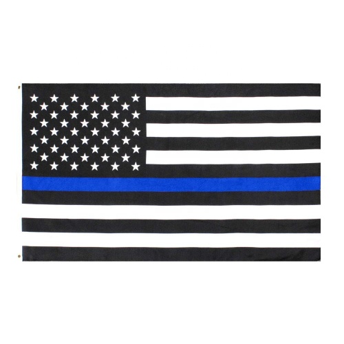3x5 thin blue line USA national america flag