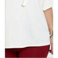 Os mais novos designs de blusa casual feminina blusa bordada