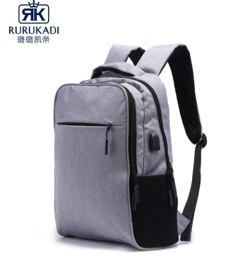 fashion personalised laptop usb charging backpack man style