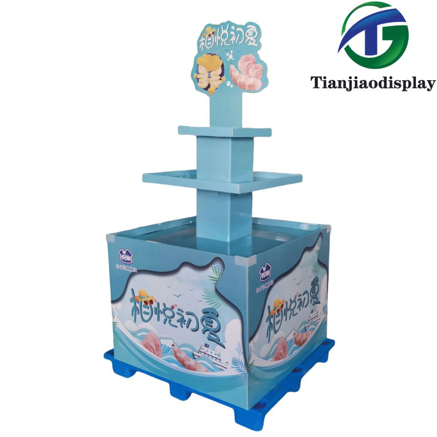 Modern Corrugated Paper Pile Holder PVC Snow Foam