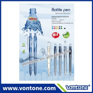 recycled bottle PET gel ink pen