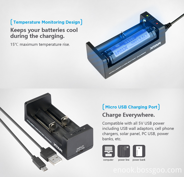 Newst  XTAR MC2 Battery Charger