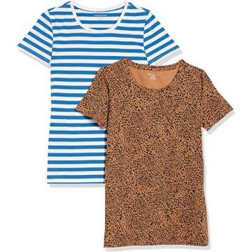 T-shirt a pioggia a maniche corte classiche da donna