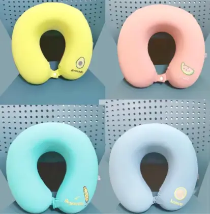 Travel Comfort Plush U-Shaped Neck Pillow