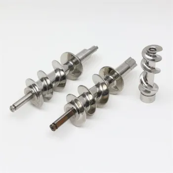 Investment casting of mixing shaft of meat grinder