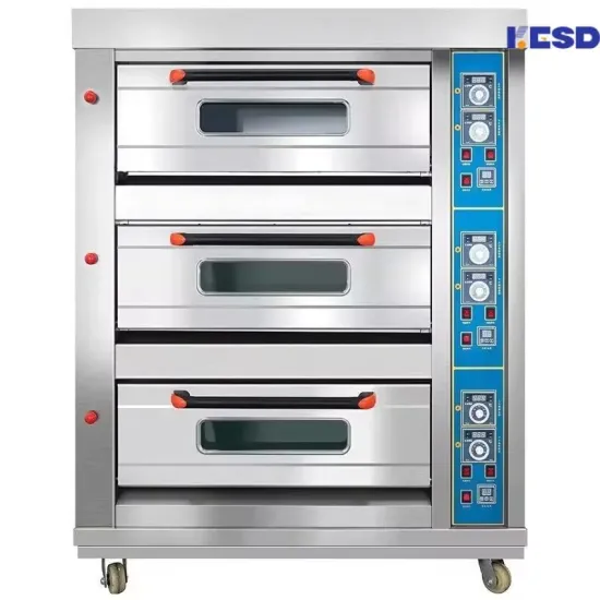 1 2 3 4 Deck 1 2 3 4 6 9 Trays Commercial Gas / Electric Ovens Bakery Equipment Baking Oven Bread Cake Pizza Oven