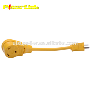 S20240 Adattatore per cane da cane con cordone S20240 Maschio da 15 amp da 30 Amp femmina 12 "