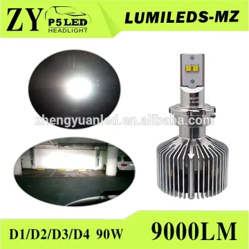 Conversion kit d2s led headlights 90w for car with ce certificate