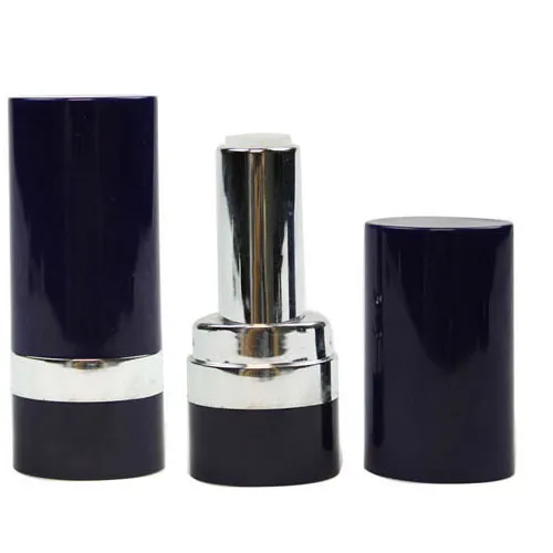 transparent bottom round empty make up Lipstick container