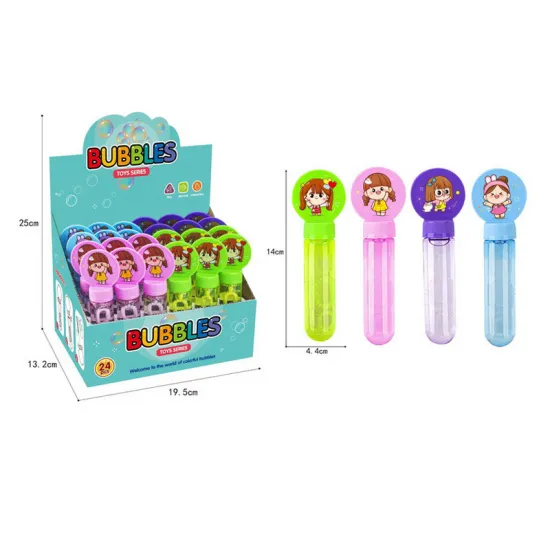 24-Piece EPT Logo Bubble Machine Stick Set: Perfect Kids' Toy for Bubble Blowing Fun