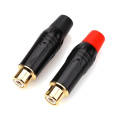 RCA Female Socket Adapter Audio Cable Connector